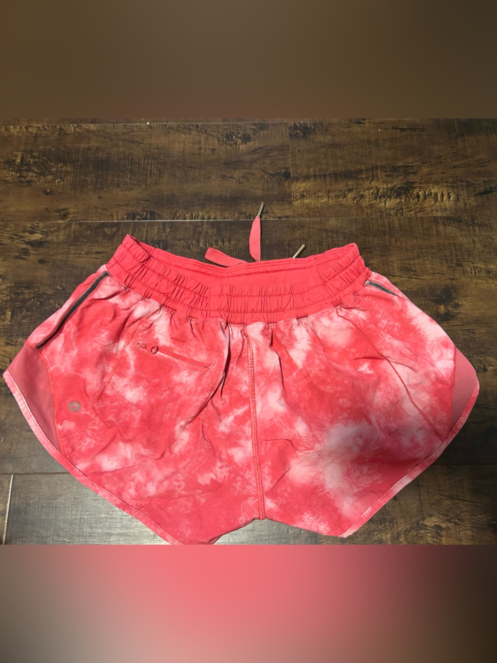 Lululemon tie dye hot pink shorts